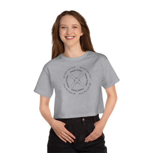 Champion Women's Heritage Cropped T-Shirt "Go With The Flow"